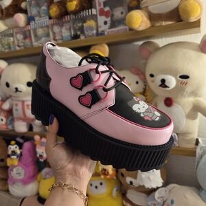 Hello Kitty Pink Vampire Platform Shoes